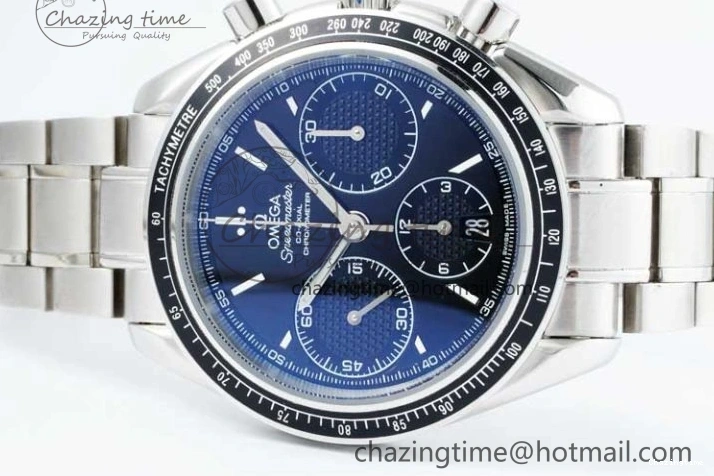 0414 Speedmaster Racing Master SS HKF Best Edition Black Dial on SS Bracelet A Versatile 7810
